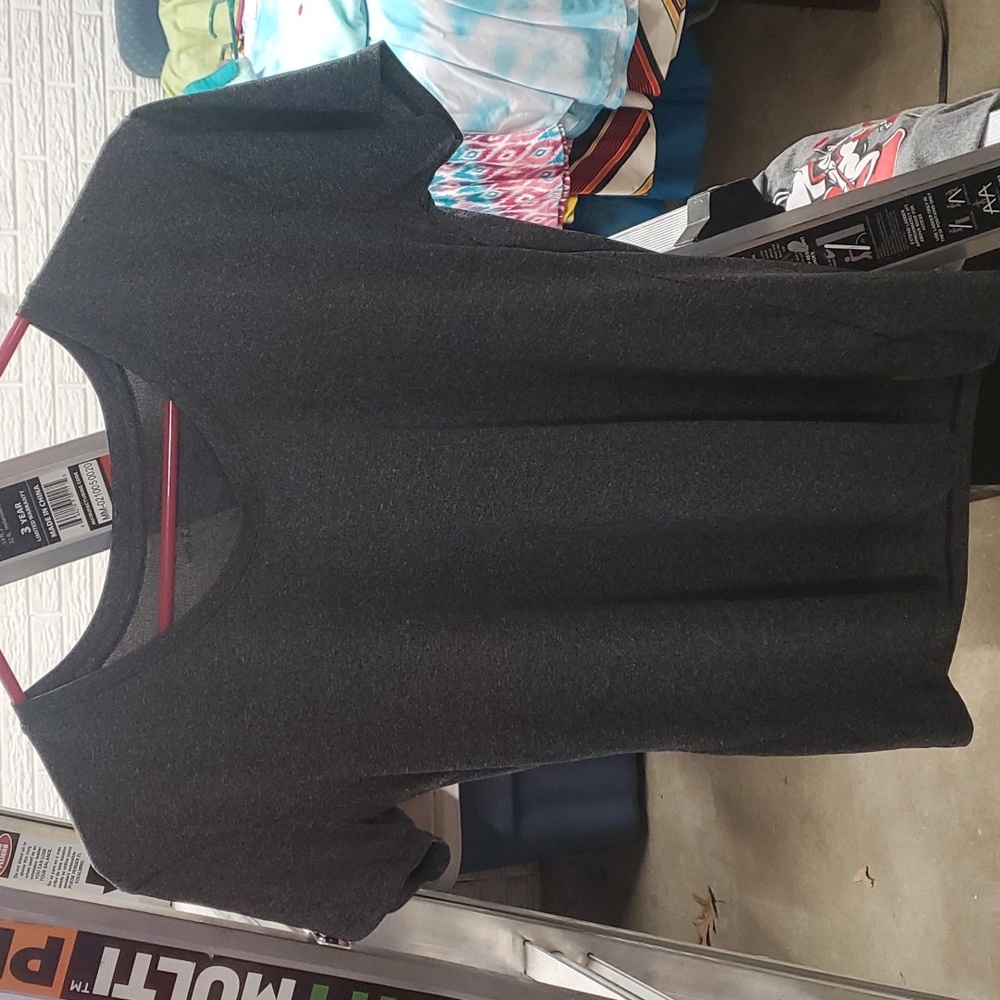 Grey athletic top